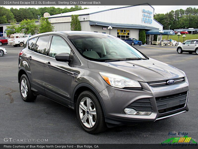 Sterling Gray / Charcoal Black 2014 Ford Escape SE 2.0L EcoBoost