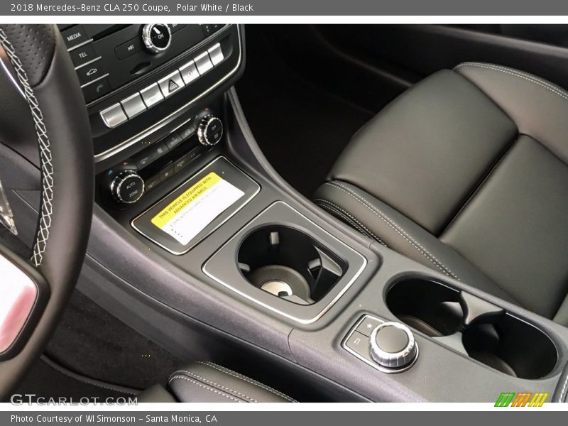 Polar White / Black 2018 Mercedes-Benz CLA 250 Coupe