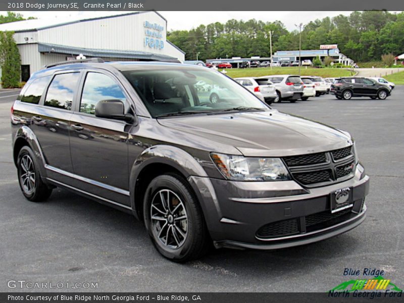 Granite Pearl / Black 2018 Dodge Journey SE