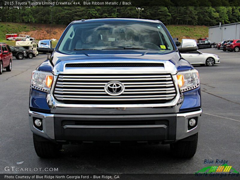 Blue Ribbon Metallic / Black 2015 Toyota Tundra Limited CrewMax 4x4