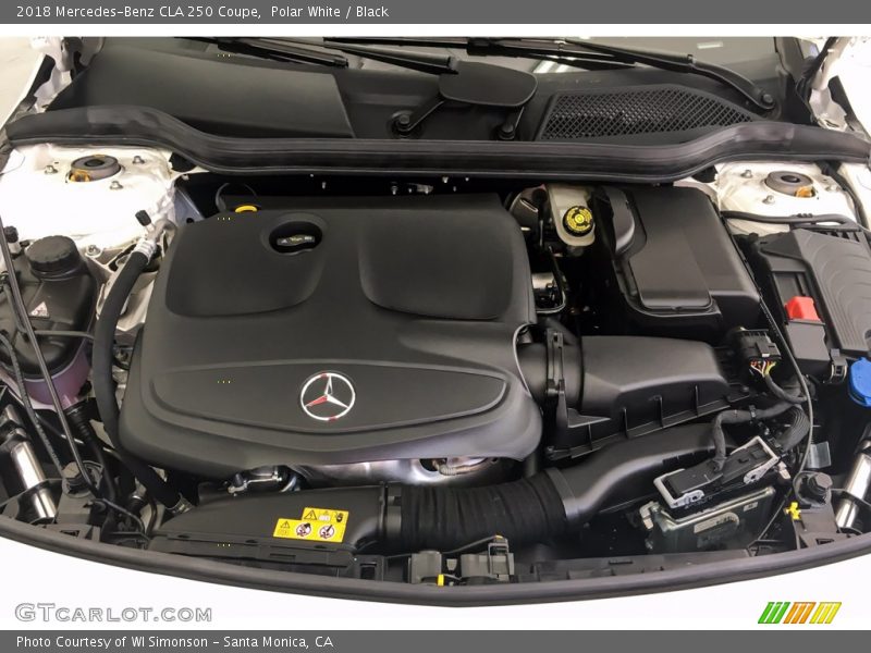 Polar White / Black 2018 Mercedes-Benz CLA 250 Coupe