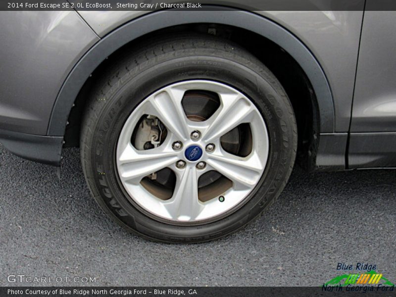 Sterling Gray / Charcoal Black 2014 Ford Escape SE 2.0L EcoBoost