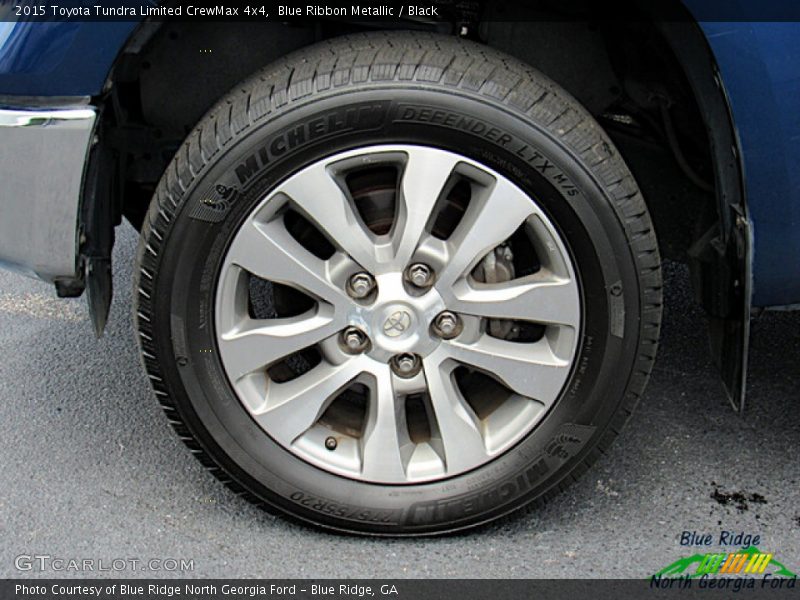 Blue Ribbon Metallic / Black 2015 Toyota Tundra Limited CrewMax 4x4