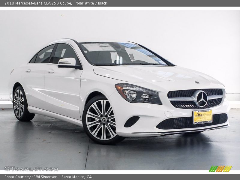 Polar White / Black 2018 Mercedes-Benz CLA 250 Coupe