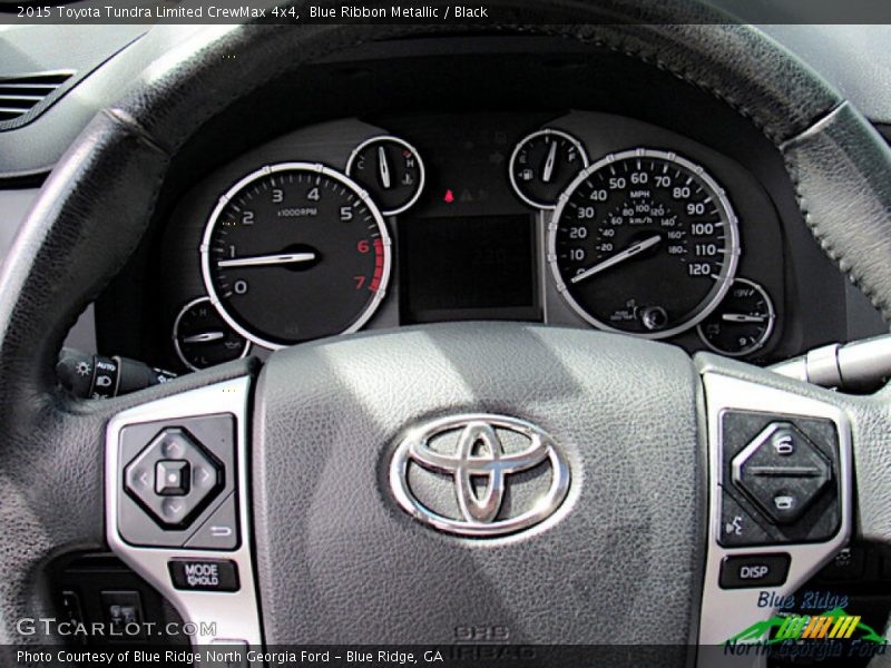 Blue Ribbon Metallic / Black 2015 Toyota Tundra Limited CrewMax 4x4