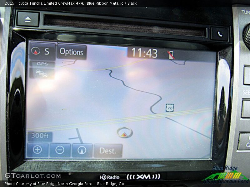 Blue Ribbon Metallic / Black 2015 Toyota Tundra Limited CrewMax 4x4