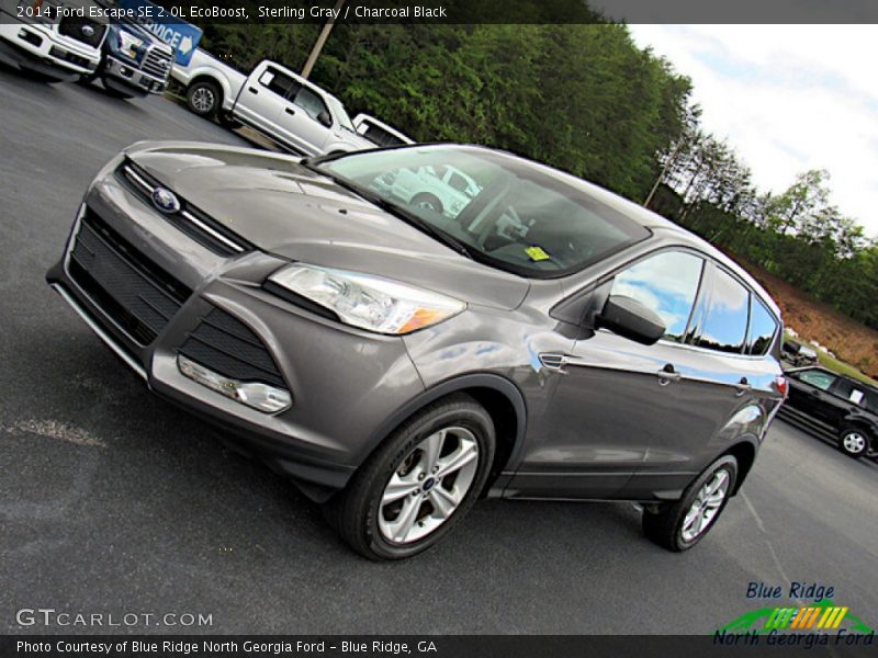 Sterling Gray / Charcoal Black 2014 Ford Escape SE 2.0L EcoBoost