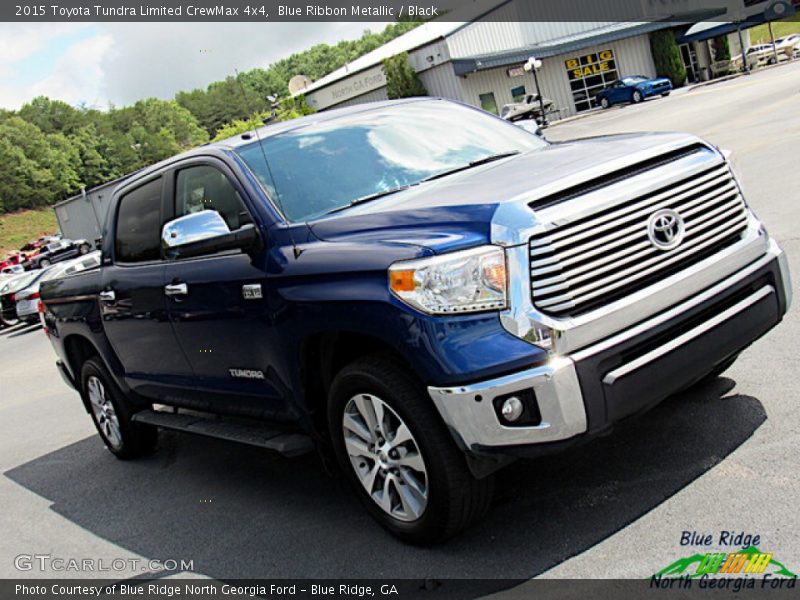 Blue Ribbon Metallic / Black 2015 Toyota Tundra Limited CrewMax 4x4