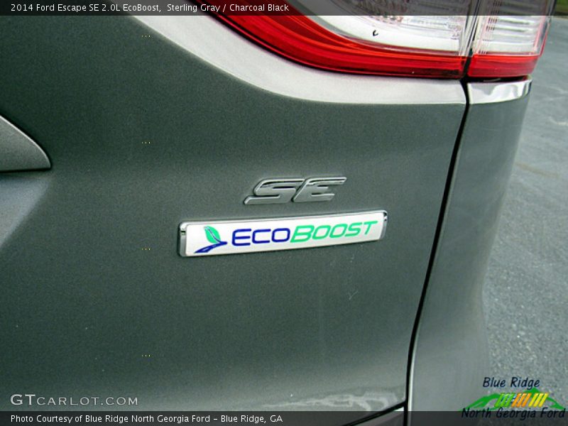 Sterling Gray / Charcoal Black 2014 Ford Escape SE 2.0L EcoBoost
