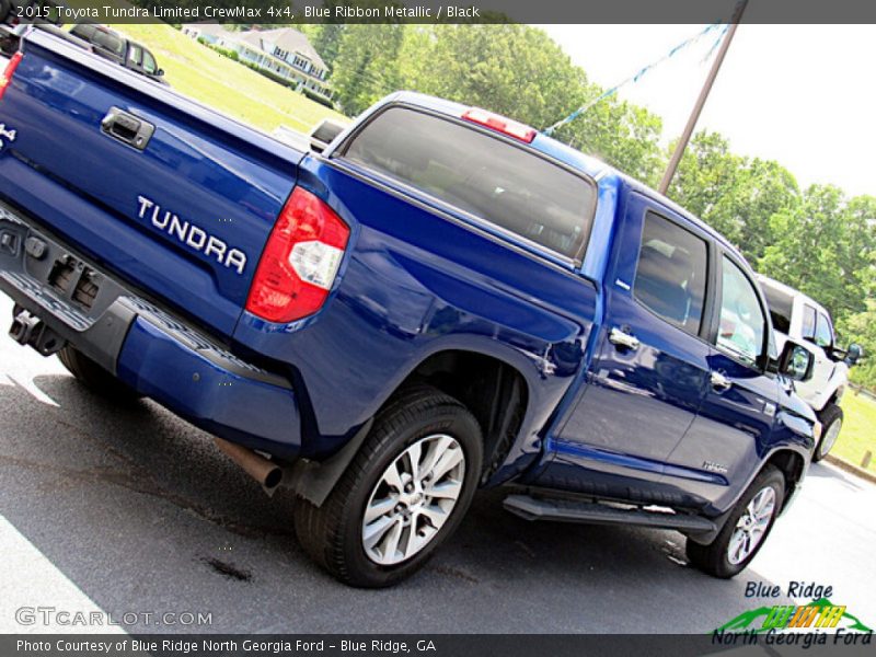 Blue Ribbon Metallic / Black 2015 Toyota Tundra Limited CrewMax 4x4