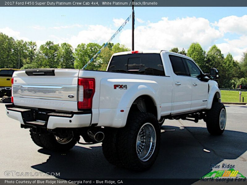 White Platinum / Black/Brunello 2017 Ford F450 Super Duty Platinum Crew Cab 4x4
