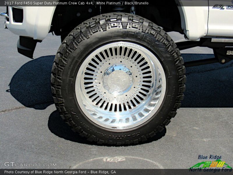 White Platinum / Black/Brunello 2017 Ford F450 Super Duty Platinum Crew Cab 4x4