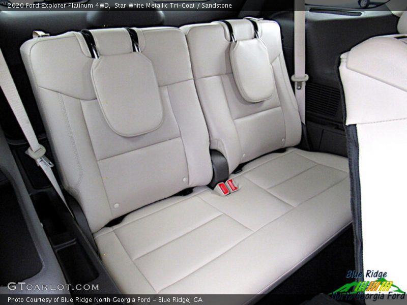 Star White Metallic Tri-Coat / Sandstone 2020 Ford Explorer Platinum 4WD