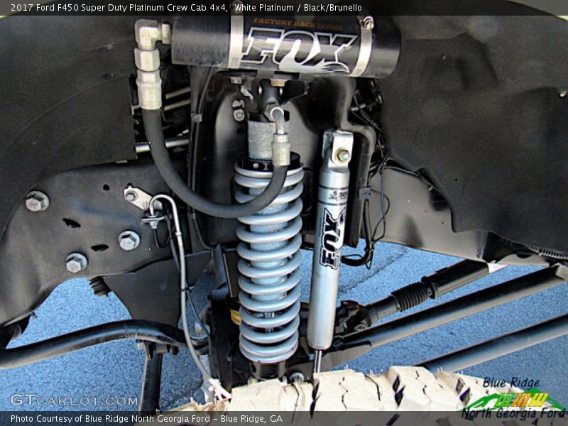White Platinum / Black/Brunello 2017 Ford F450 Super Duty Platinum Crew Cab 4x4