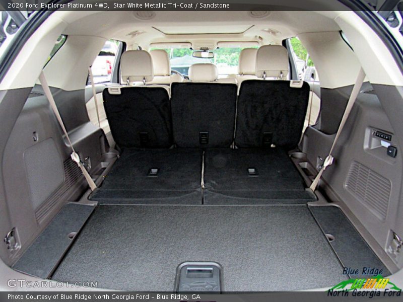 Star White Metallic Tri-Coat / Sandstone 2020 Ford Explorer Platinum 4WD