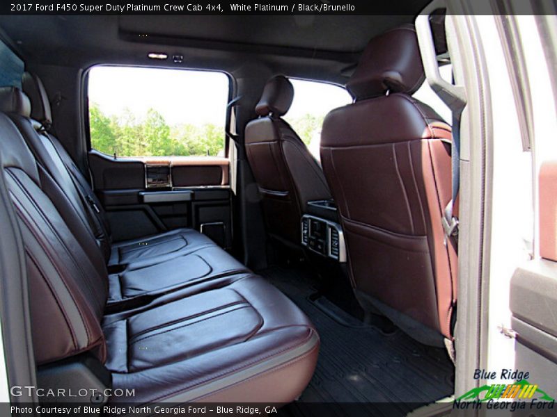 White Platinum / Black/Brunello 2017 Ford F450 Super Duty Platinum Crew Cab 4x4