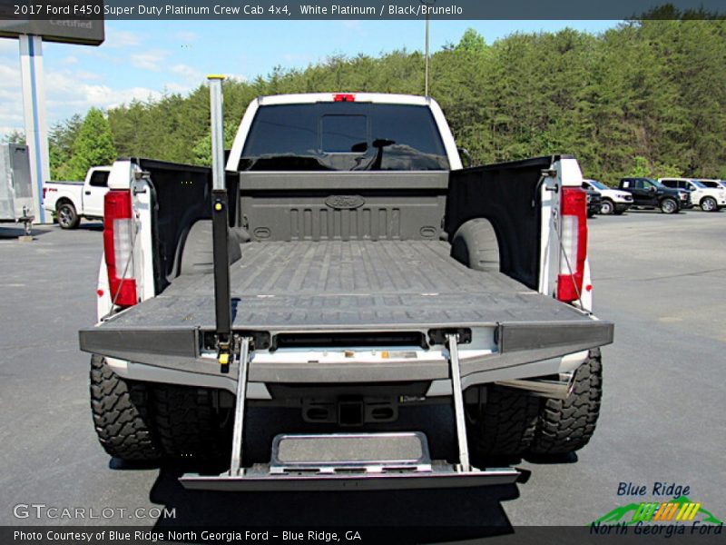 White Platinum / Black/Brunello 2017 Ford F450 Super Duty Platinum Crew Cab 4x4