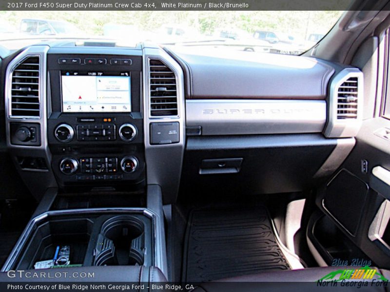 White Platinum / Black/Brunello 2017 Ford F450 Super Duty Platinum Crew Cab 4x4