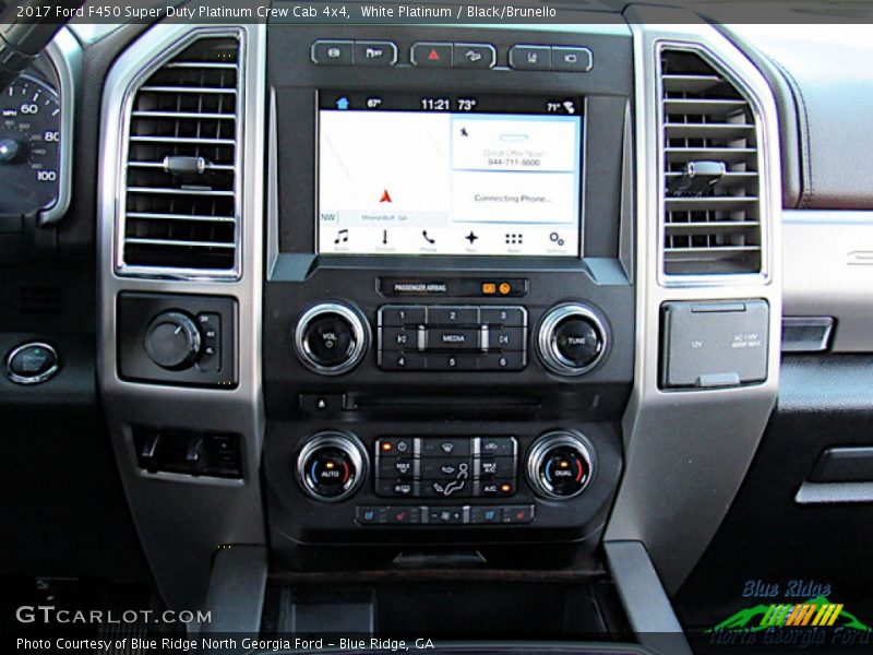 White Platinum / Black/Brunello 2017 Ford F450 Super Duty Platinum Crew Cab 4x4