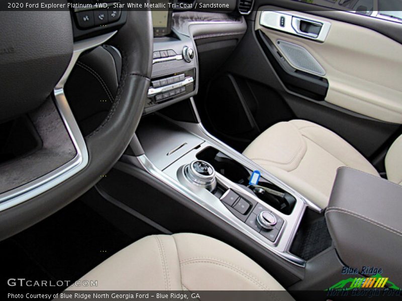 Star White Metallic Tri-Coat / Sandstone 2020 Ford Explorer Platinum 4WD