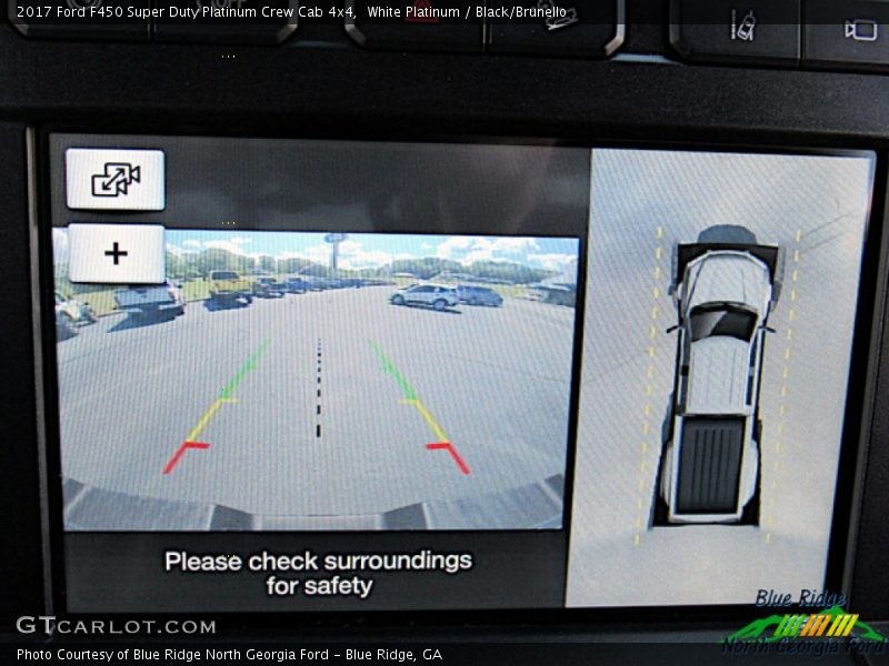 White Platinum / Black/Brunello 2017 Ford F450 Super Duty Platinum Crew Cab 4x4