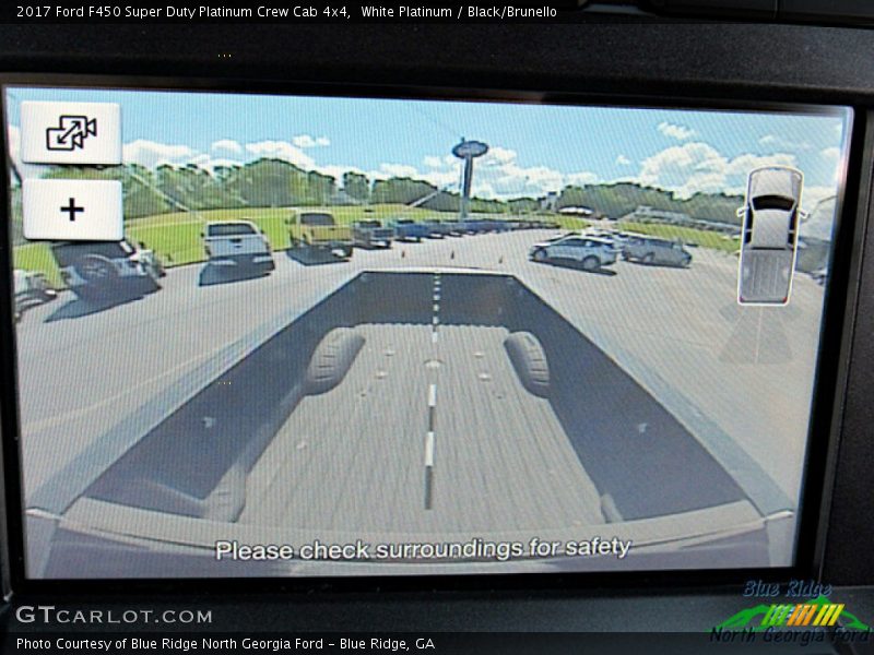 White Platinum / Black/Brunello 2017 Ford F450 Super Duty Platinum Crew Cab 4x4