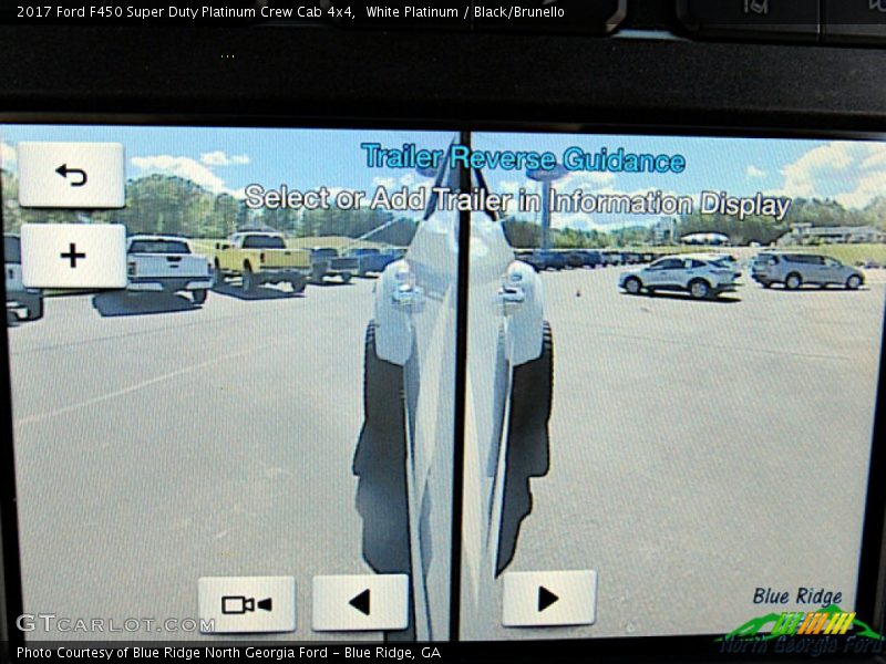 White Platinum / Black/Brunello 2017 Ford F450 Super Duty Platinum Crew Cab 4x4