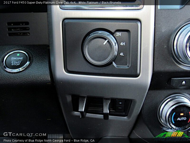 White Platinum / Black/Brunello 2017 Ford F450 Super Duty Platinum Crew Cab 4x4