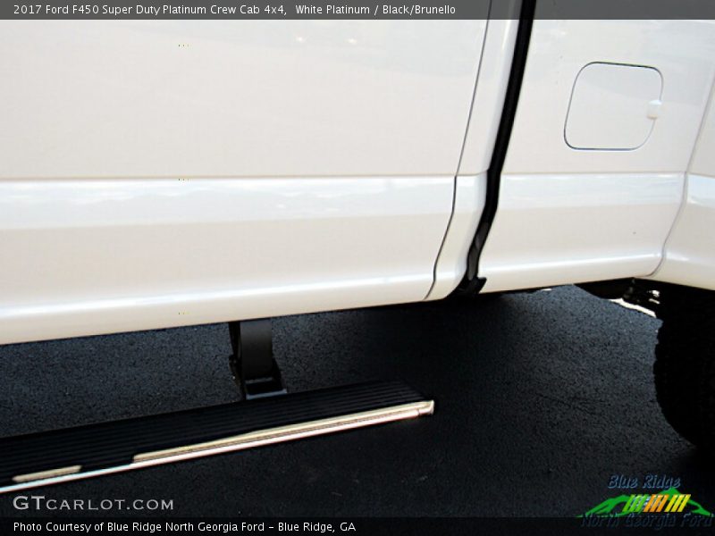 White Platinum / Black/Brunello 2017 Ford F450 Super Duty Platinum Crew Cab 4x4