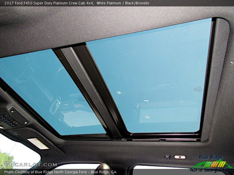 White Platinum / Black/Brunello 2017 Ford F450 Super Duty Platinum Crew Cab 4x4