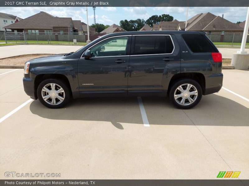 Graphite Gray Metallic / Jet Black 2017 GMC Terrain SLE
