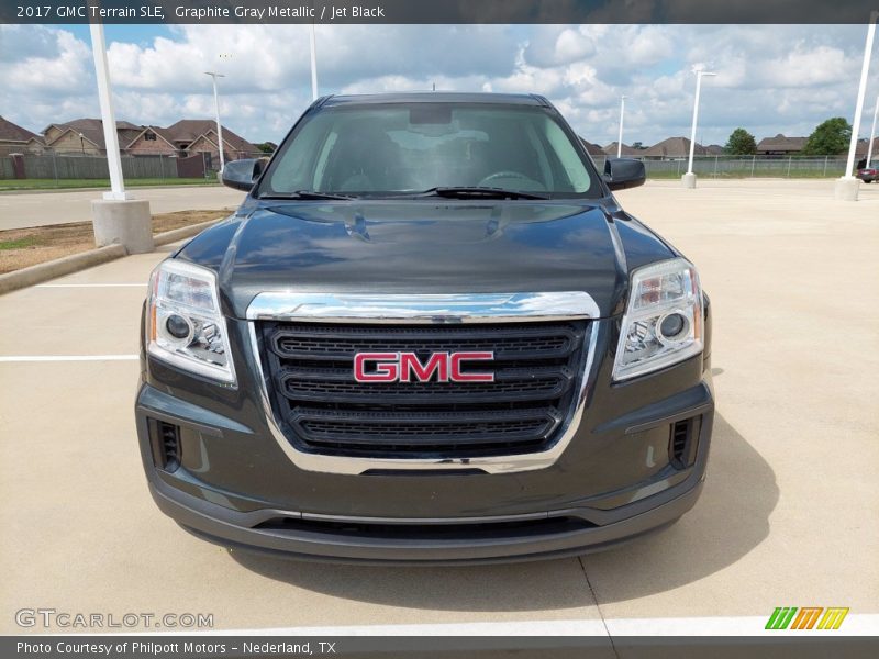 Graphite Gray Metallic / Jet Black 2017 GMC Terrain SLE