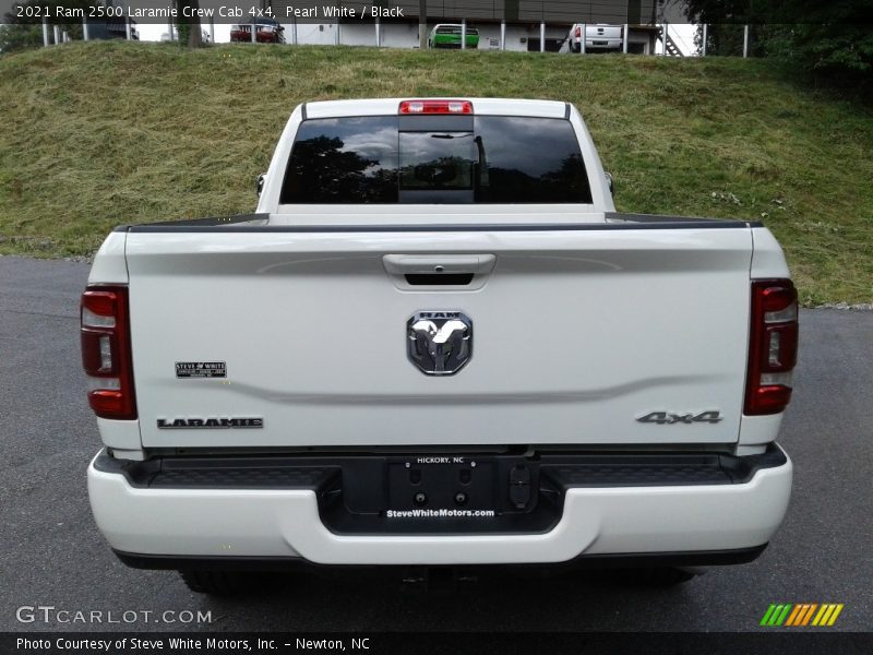 Pearl White / Black 2021 Ram 2500 Laramie Crew Cab 4x4