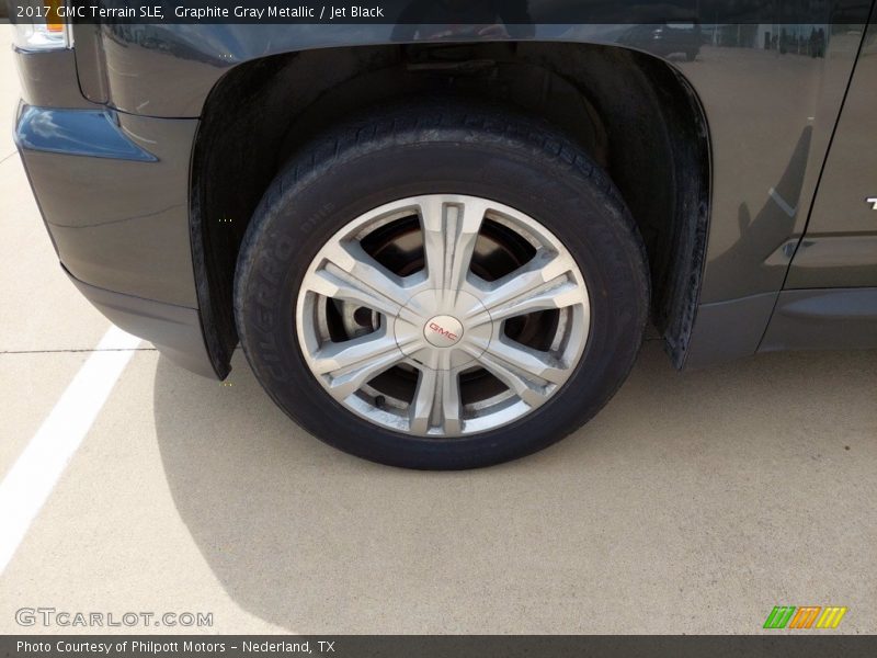 Graphite Gray Metallic / Jet Black 2017 GMC Terrain SLE