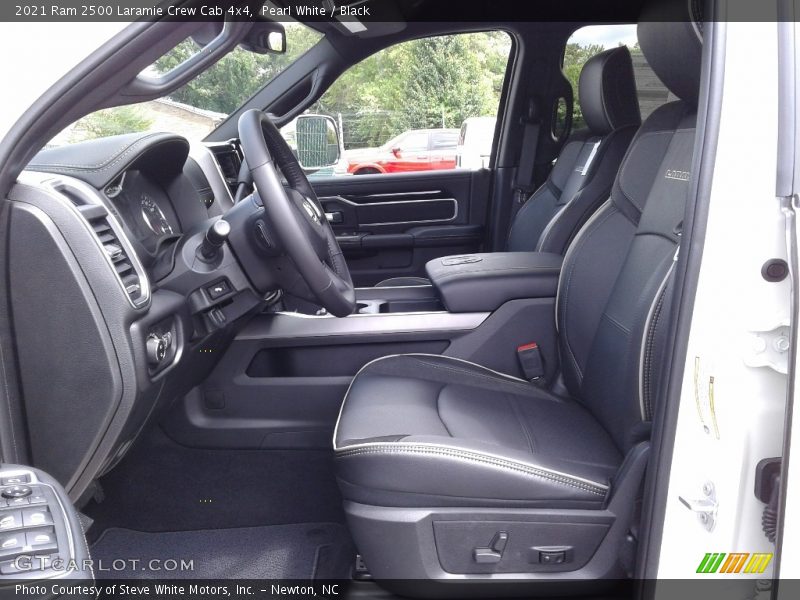 Front Seat of 2021 2500 Laramie Crew Cab 4x4