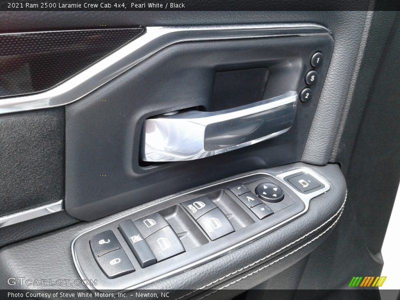 Pearl White / Black 2021 Ram 2500 Laramie Crew Cab 4x4