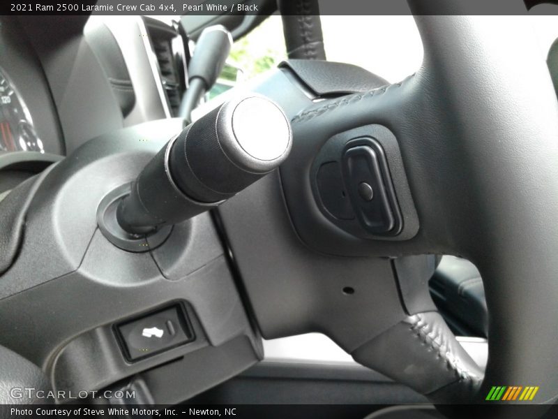 Pearl White / Black 2021 Ram 2500 Laramie Crew Cab 4x4