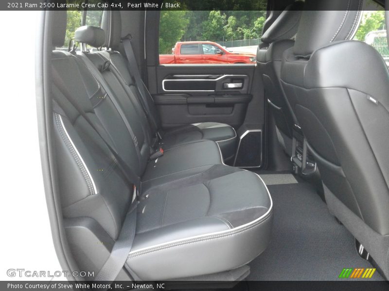 Pearl White / Black 2021 Ram 2500 Laramie Crew Cab 4x4