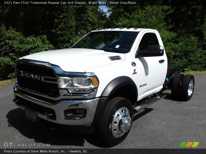 Bright White / Diesel Gray/Black 2021 Ram 5500 Tradesman Regular Cab 4x4 Chassis