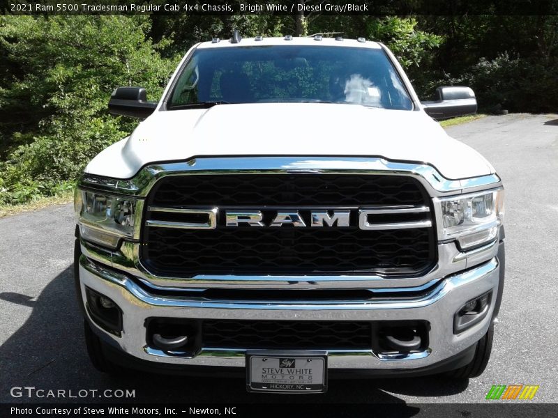 Bright White / Diesel Gray/Black 2021 Ram 5500 Tradesman Regular Cab 4x4 Chassis