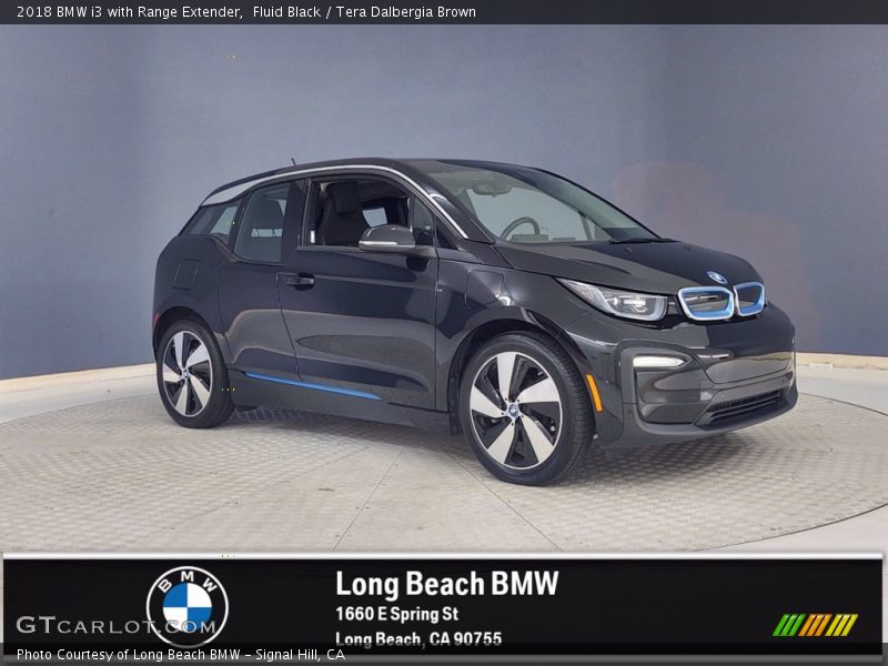 Fluid Black / Tera Dalbergia Brown 2018 BMW i3 with Range Extender