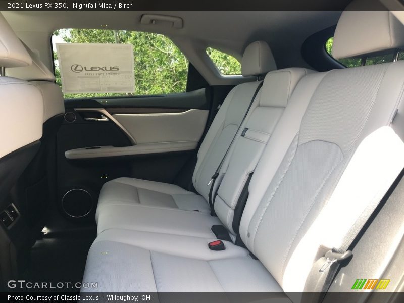 Rear Seat of 2021 RX 350