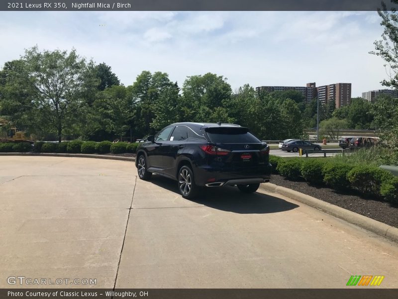 Nightfall Mica / Birch 2021 Lexus RX 350