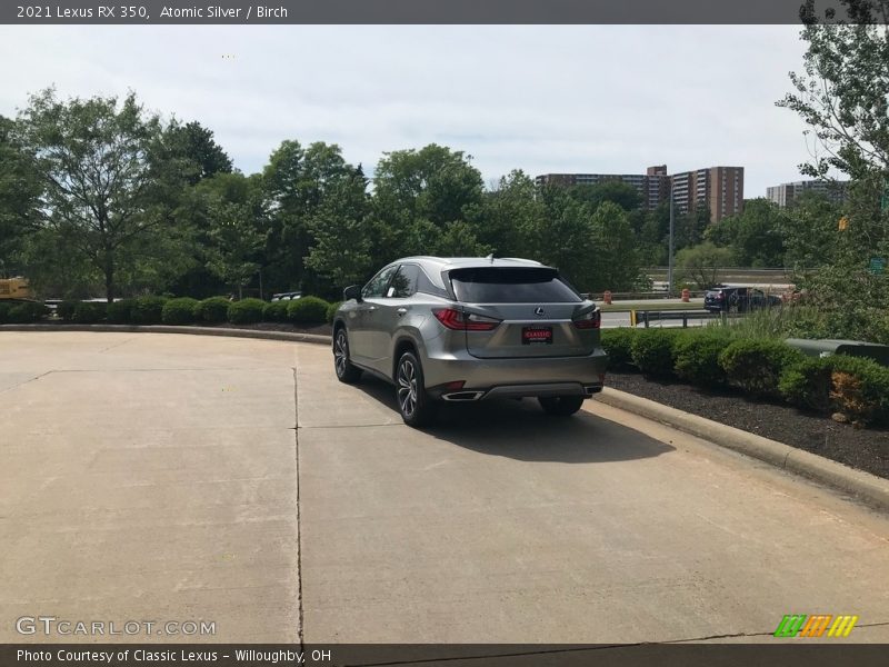 Atomic Silver / Birch 2021 Lexus RX 350