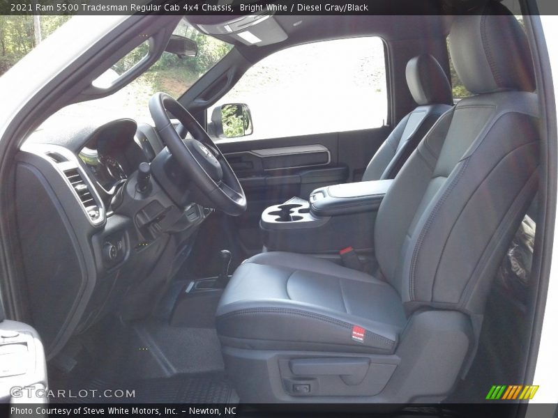 Front Seat of 2021 5500 Tradesman Regular Cab 4x4 Chassis