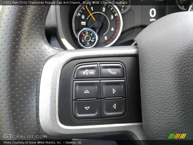  2021 5500 Tradesman Regular Cab 4x4 Chassis Steering Wheel