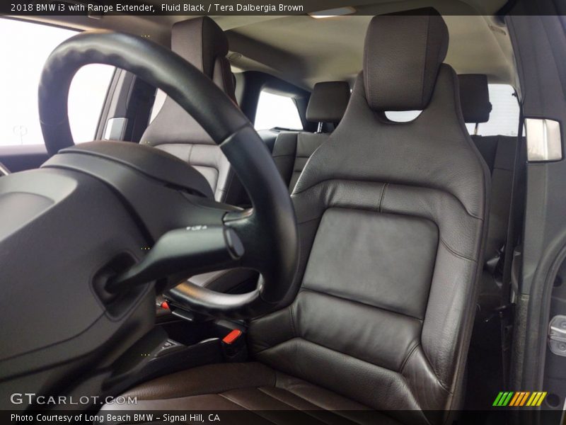 Fluid Black / Tera Dalbergia Brown 2018 BMW i3 with Range Extender