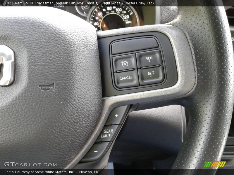 2021 5500 Tradesman Regular Cab 4x4 Chassis Steering Wheel