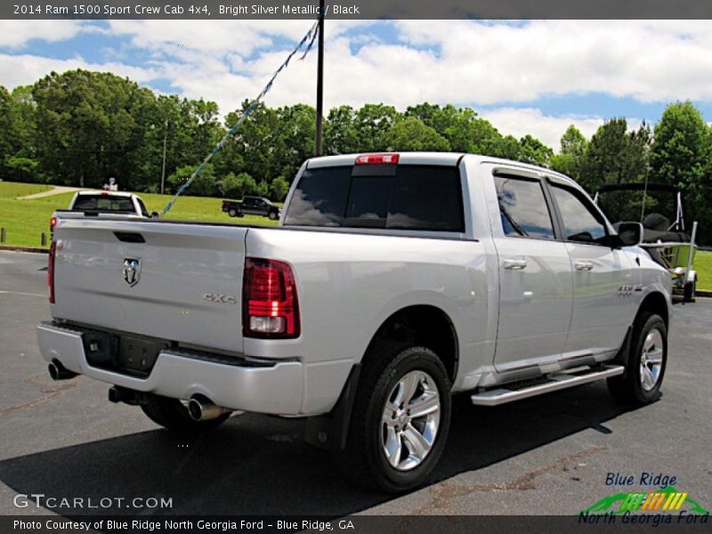 Bright Silver Metallic / Black 2014 Ram 1500 Sport Crew Cab 4x4