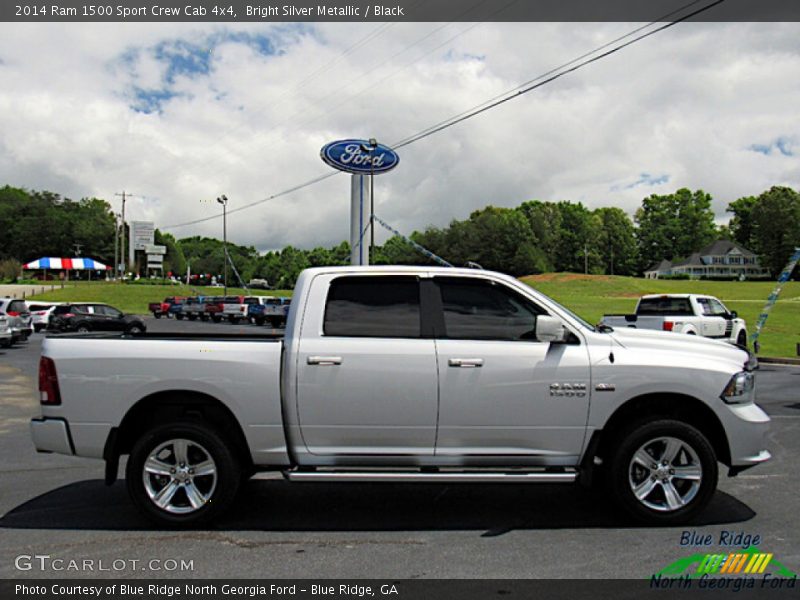 Bright Silver Metallic / Black 2014 Ram 1500 Sport Crew Cab 4x4